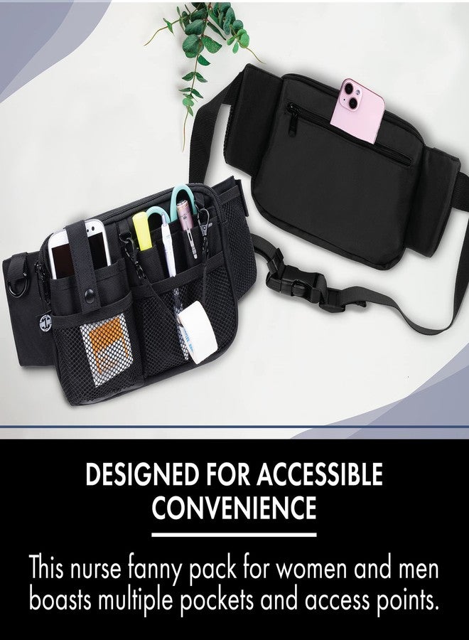 First Lifesaver Nurse Fanny Pack with Multi-Compartment and Tape Holder For Nurses and Nursing Students (Black) - Image 5